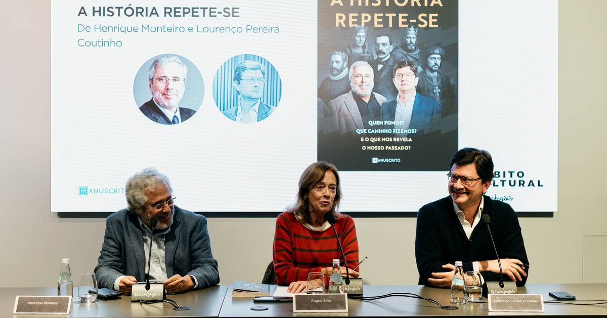 'A História Repete-se': sala cheia para descobrir em livro os episódios históricos que apaixonaram ouvintes fiéis do podcast