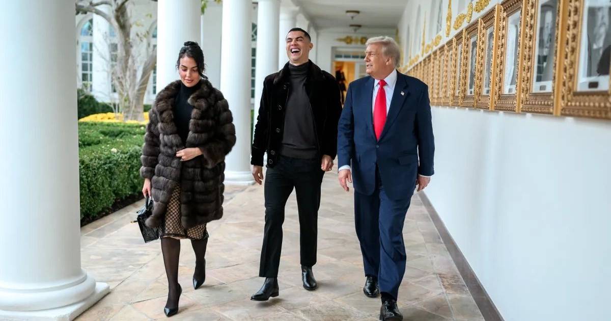 Os bastidores do encontro entre Donald Trump e Cristiano Ronaldo, que até foi à Sala Oval