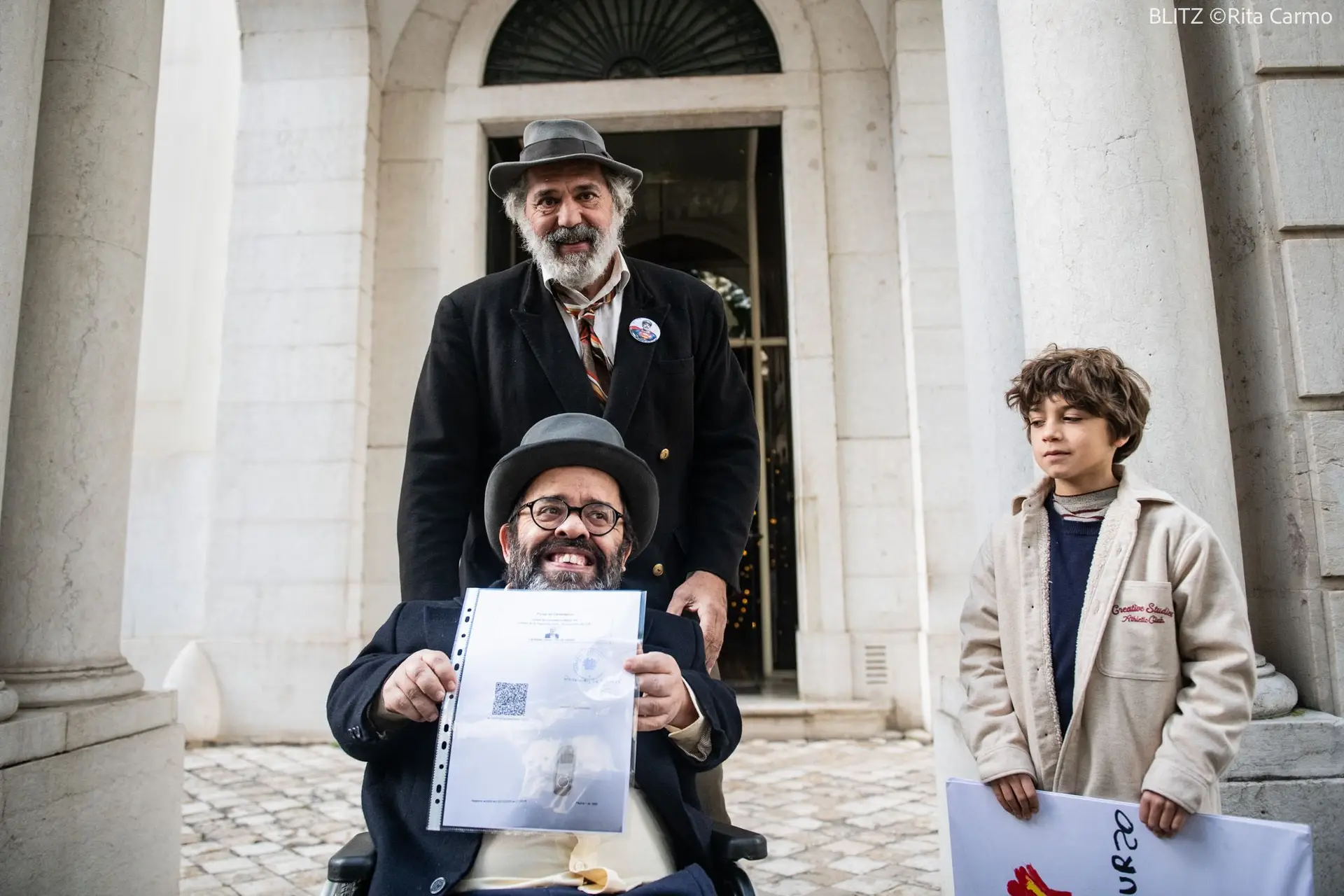 Manuel João Vieira at the Constitutional Court, Lisbon