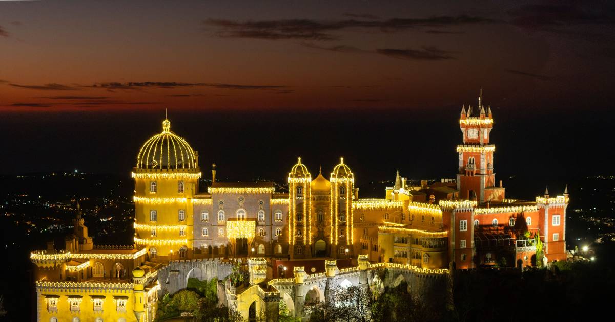Sintra Mágica: Palácio da Pena apresenta percurso inédito com iluminação de Natal