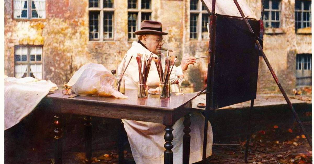 Winston Churchill, talvez a personalidade política mais importante do séc. XX