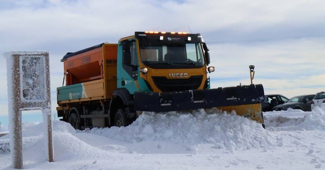Neve na serra da estrela