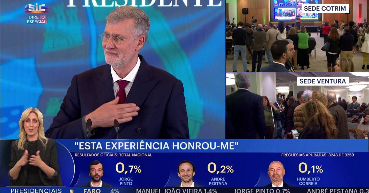 "The results did not meet the objectives": Gouveia e Melo concedes defeat