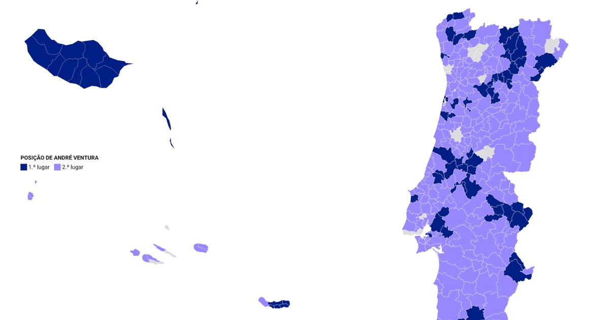 Um André que cresce em todo o lado e que já invade a Madeira e o Norte (com mapas)