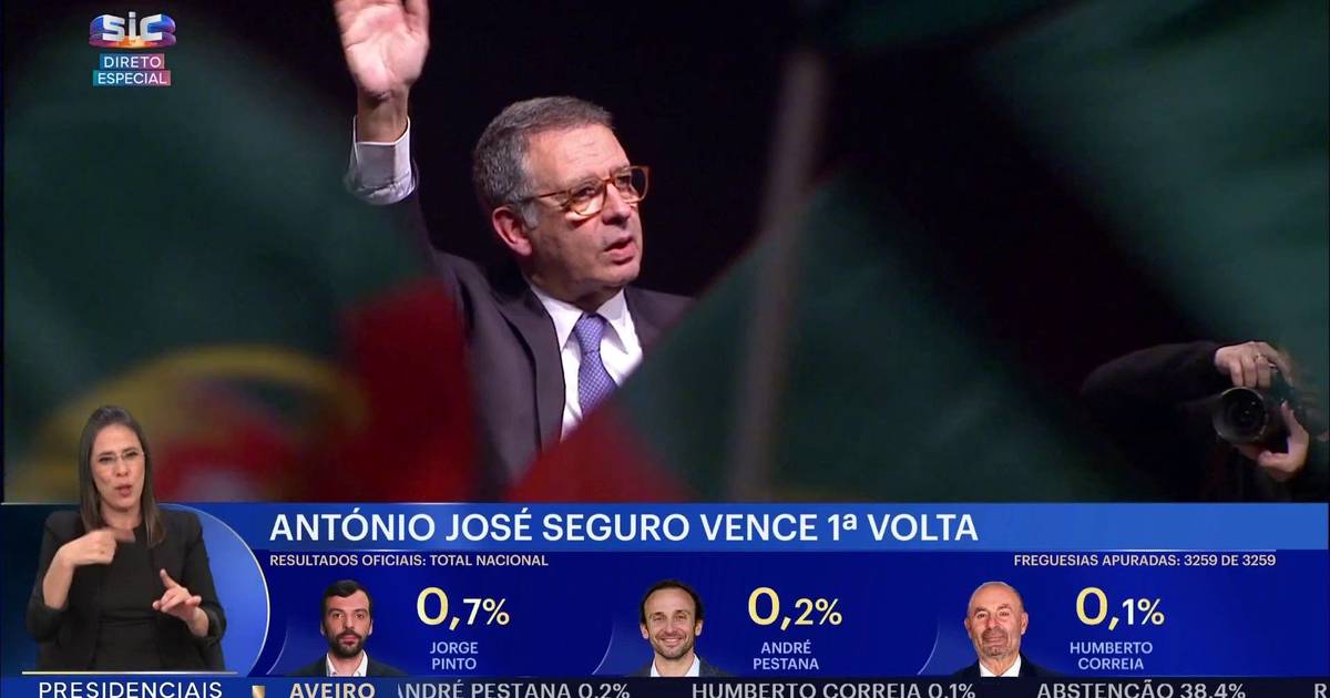 António José Seguro: "I returned to unite the country. I will never be the President of one group of Portuguese against another"