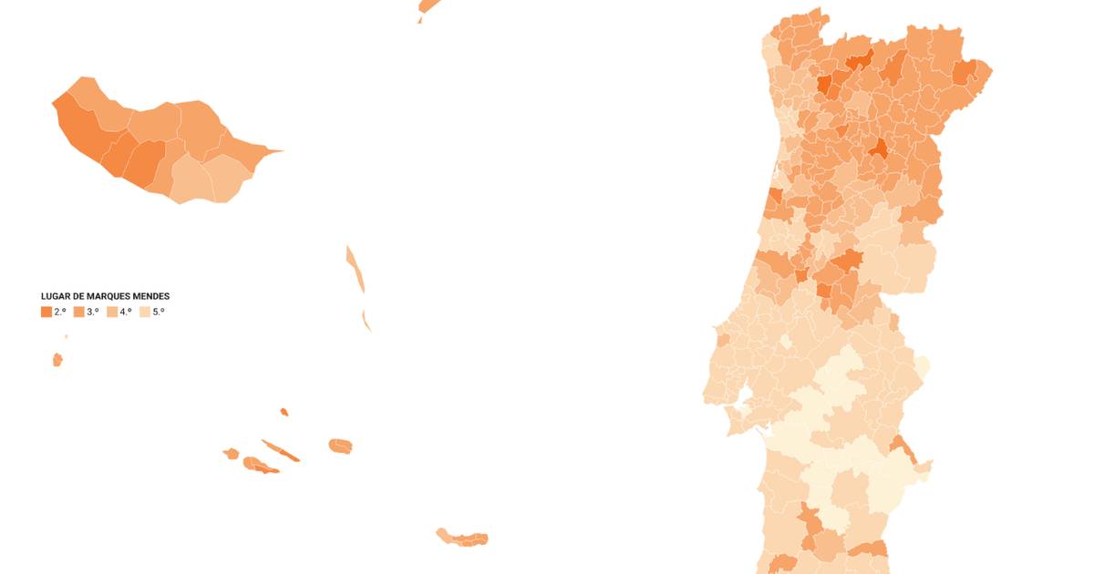 Cotrim beat Mendes in 161 municipalities, Melo in 149, Seguro in 298 and Ventura in 297: the dispersion of the AD vote