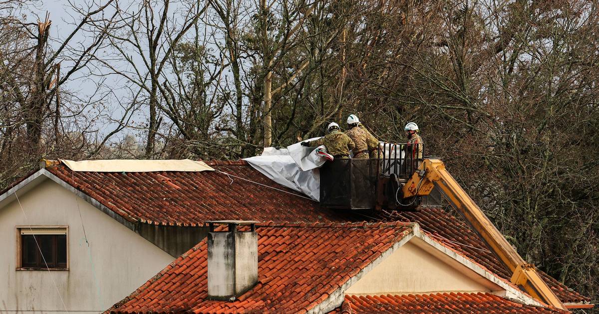 Morreu no hospital homem que caiu quando ia reparar telhado em Pombal