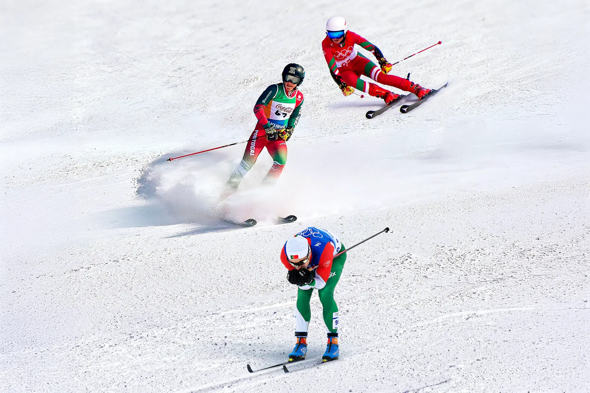 José Cabeça e os irmãos Guerillot vão competir no esqui em Milão-Cortiza d'Ampezzo