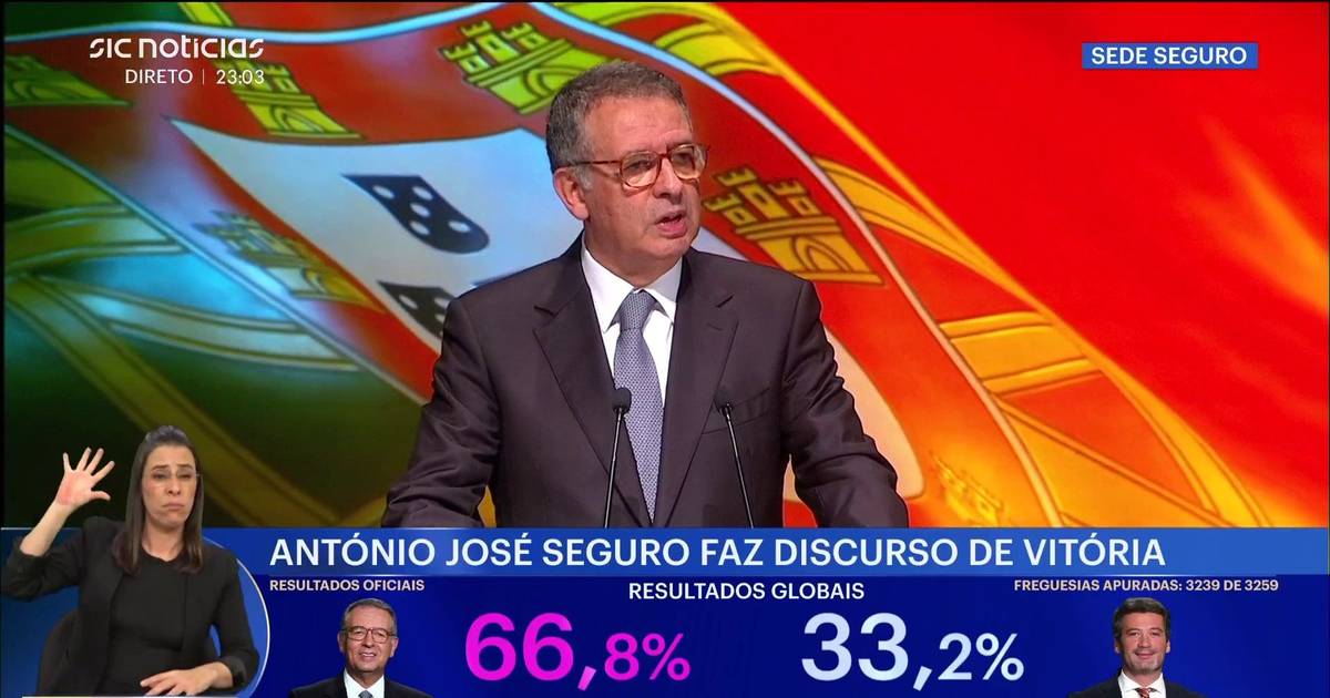 “Sou livre, vivo sem amarras e assim agirei durante os cinco anos do meu mandato”: oiça o discurso de vitória de António José Seguro