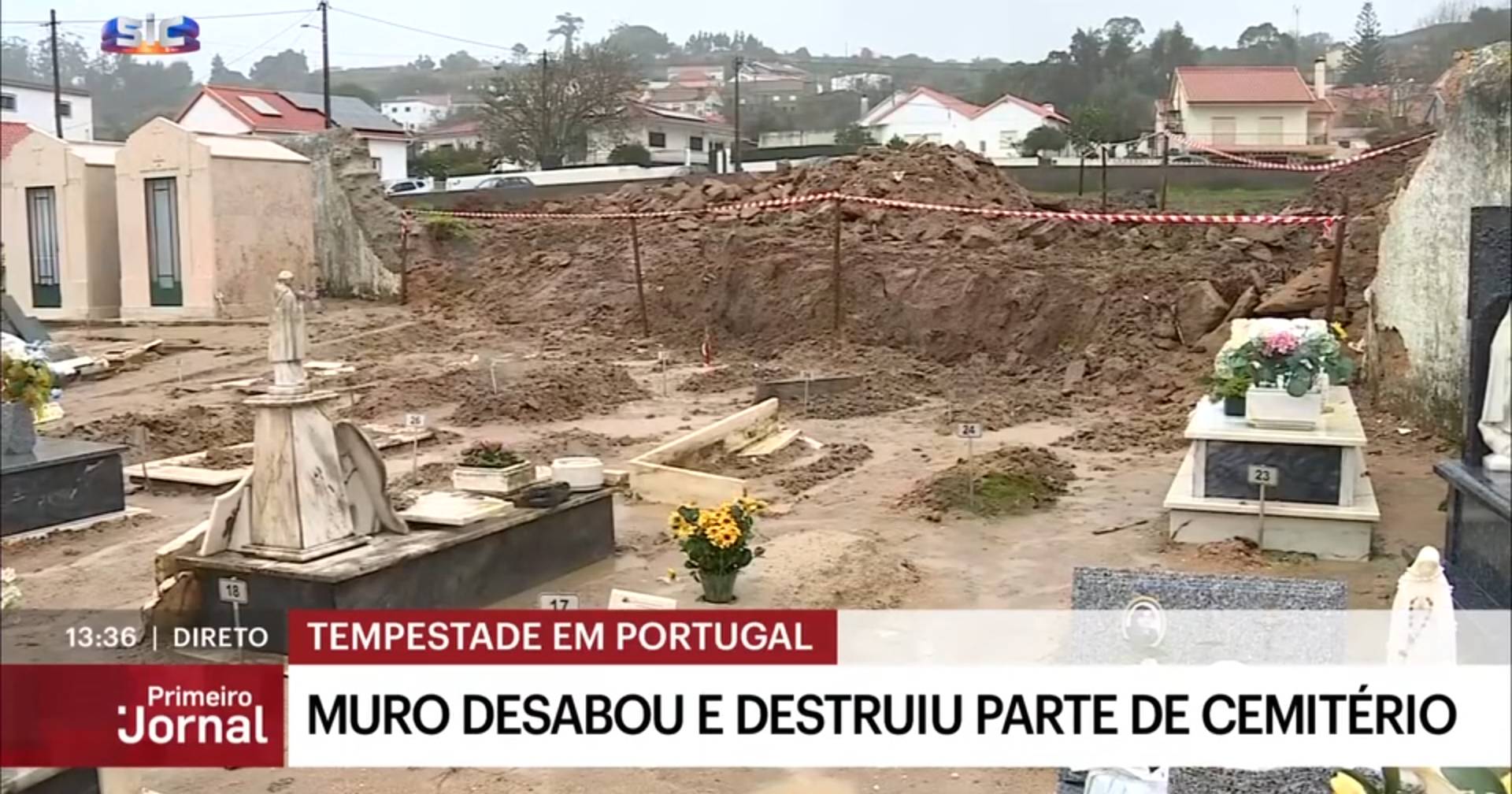 Mau tempo afunda estradas em Arruda dos Vinhos e destrói dezenas de campas em Sobral de Monte Agraço Mau tempo afunda estradas em Arruda dos Vinhos e destrói dezenas de campas em Sobral de Monte Agraço