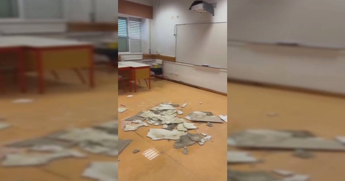 “Todos os dias é uma surpresa”: estudantes exigem obras urgentes em escola degradada da Moita