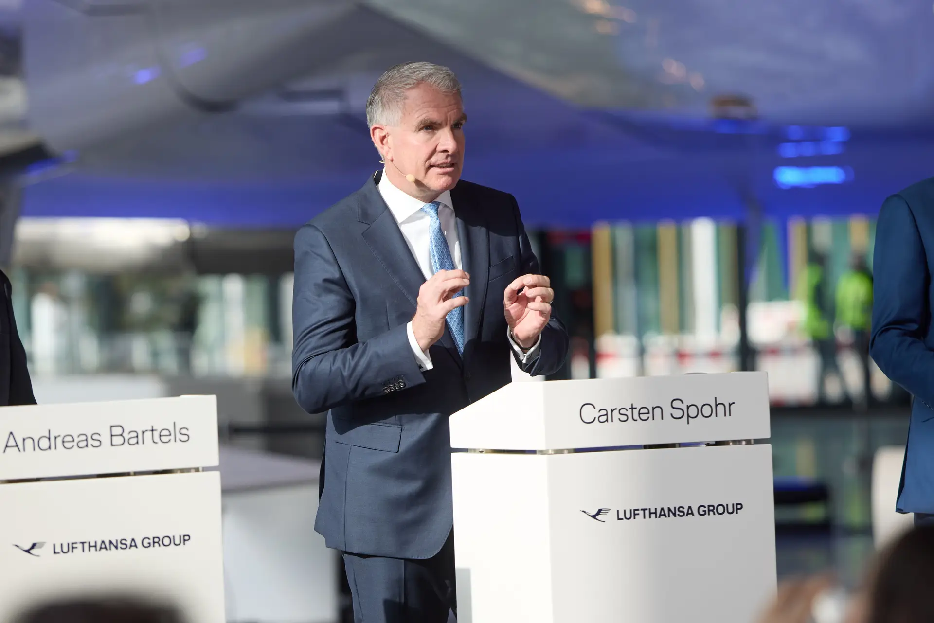 Carsten Spohr, presidente executivo da Lufthansa, acredita que os outros concorrentes têm de enfrentar problemas mais "sérios" face às regras da concorrência europeia