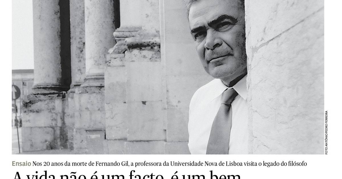 IDEIAS: A vida não é um facto, é um bem. Sobre o pensamento de Fernando Gil
