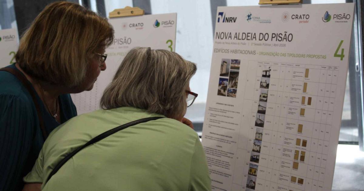 Barragem do Pisão obriga à construção de nova aldeia no Crato: 