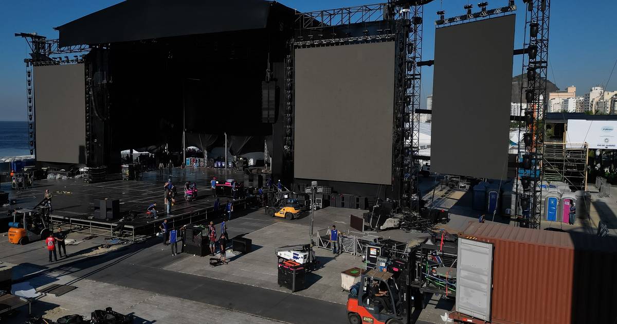 Shakira no Rio de Janeiro: homem de 28 anos morre durante as montagens do palco