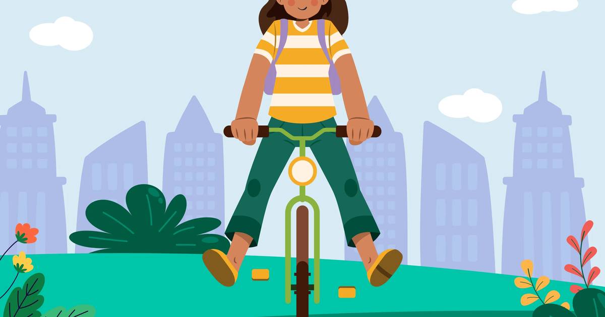 De casa à escola: a pé ou de bicicleta?