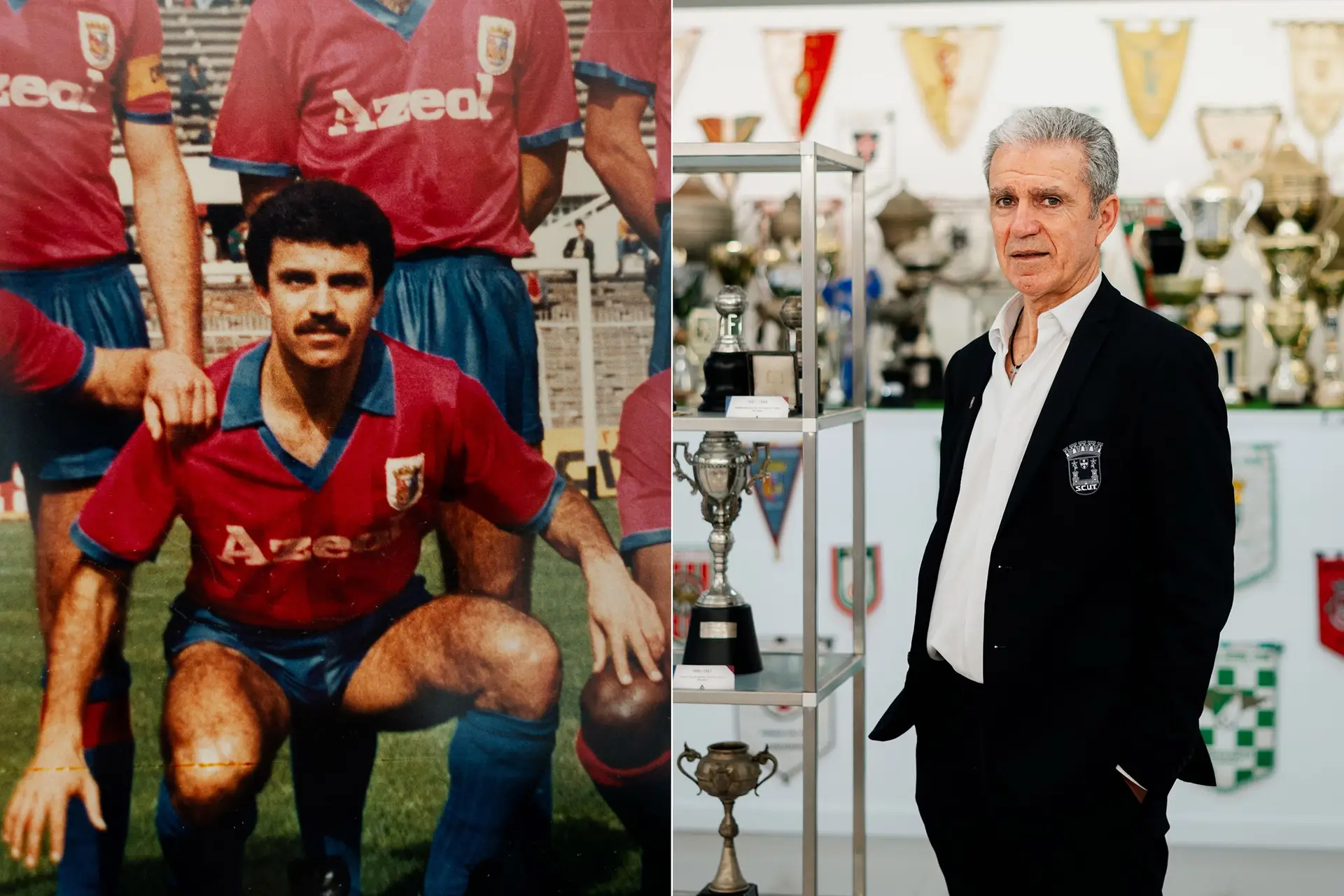Museu do Torreense, que Toínha conhece de ginjeira. É lá que se encontra uma fotografia da equipa que representou o Torreense numa eliminatória da Taça de Portugal em 1987
