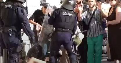 Six protesters arrested following general strike clashes
