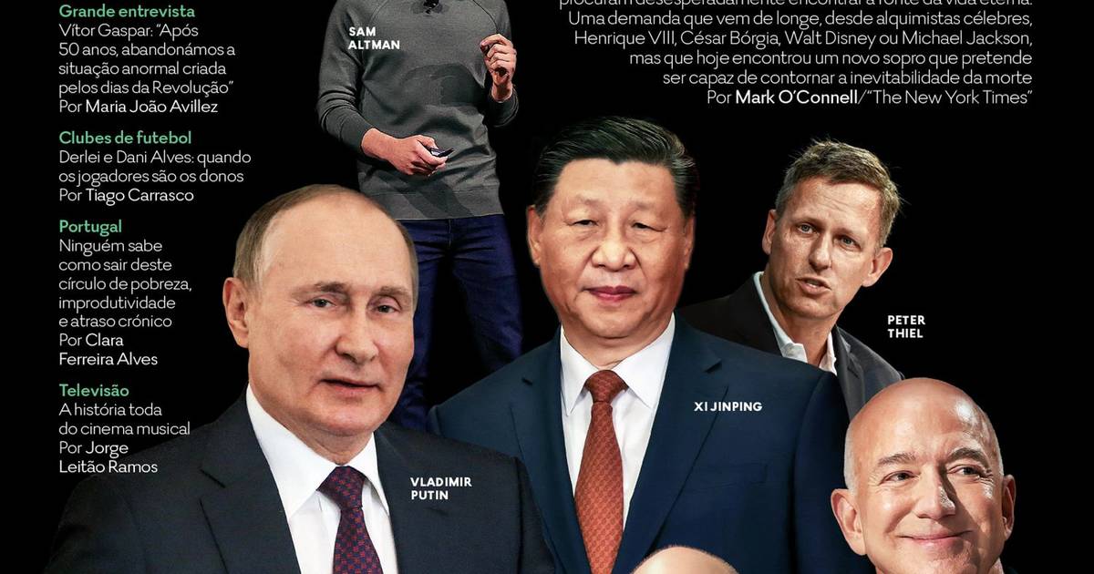Porque querem os ricos e poderosos viver para sempre, na revista E
