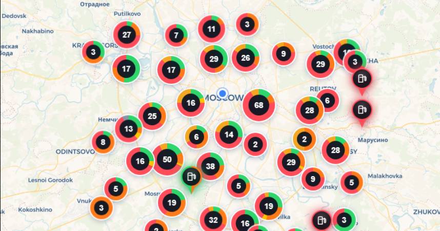 Ucrânia sabota mapas de combustível na Rússia e cria caos em aplicação com mais de um milhão de utilizadores