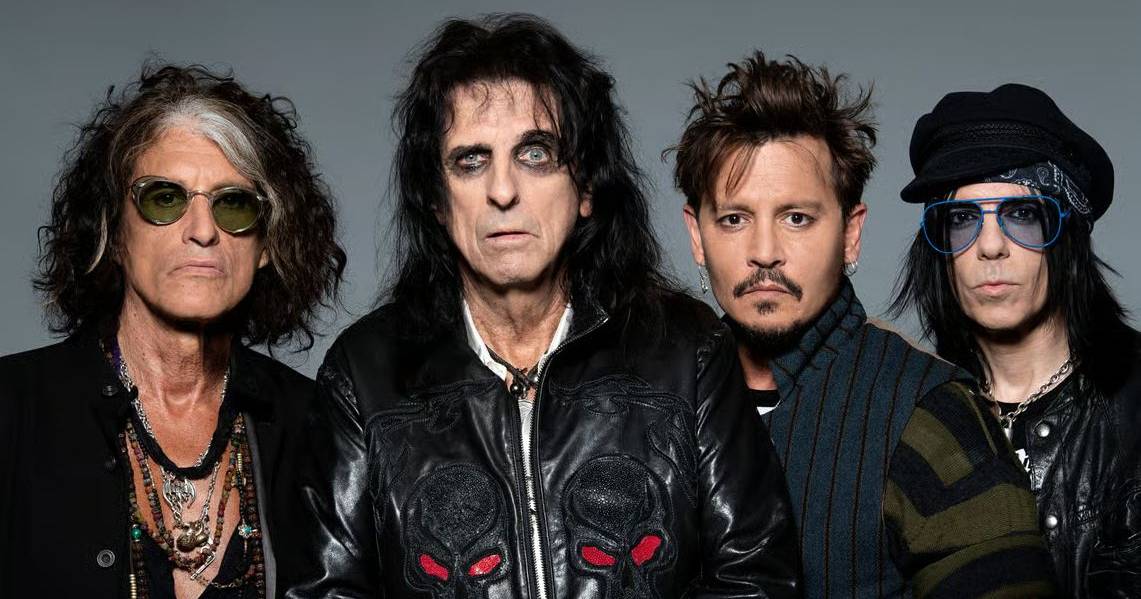 Novo álbum dos Hollywood Vampires só quando "Johnny Depp sair do seu castelo de 44 quartos"