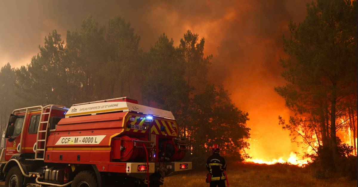 Incêndio no sudoeste de França força à evacuação de 20 mil pessoas