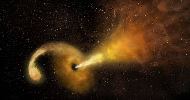 NASA deteta raro buraco negro "errante" a devorar estrela longe do centro de uma galáxia