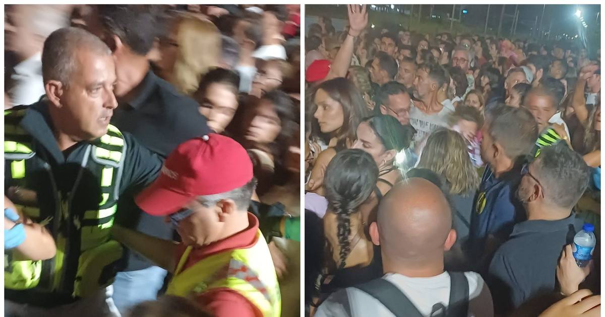Caos à saída de concerto de David Guetta no Parque Papa Francisco: "Estivemos amontoados uma hora e meia entre empurrões e pedidos de ajuda"