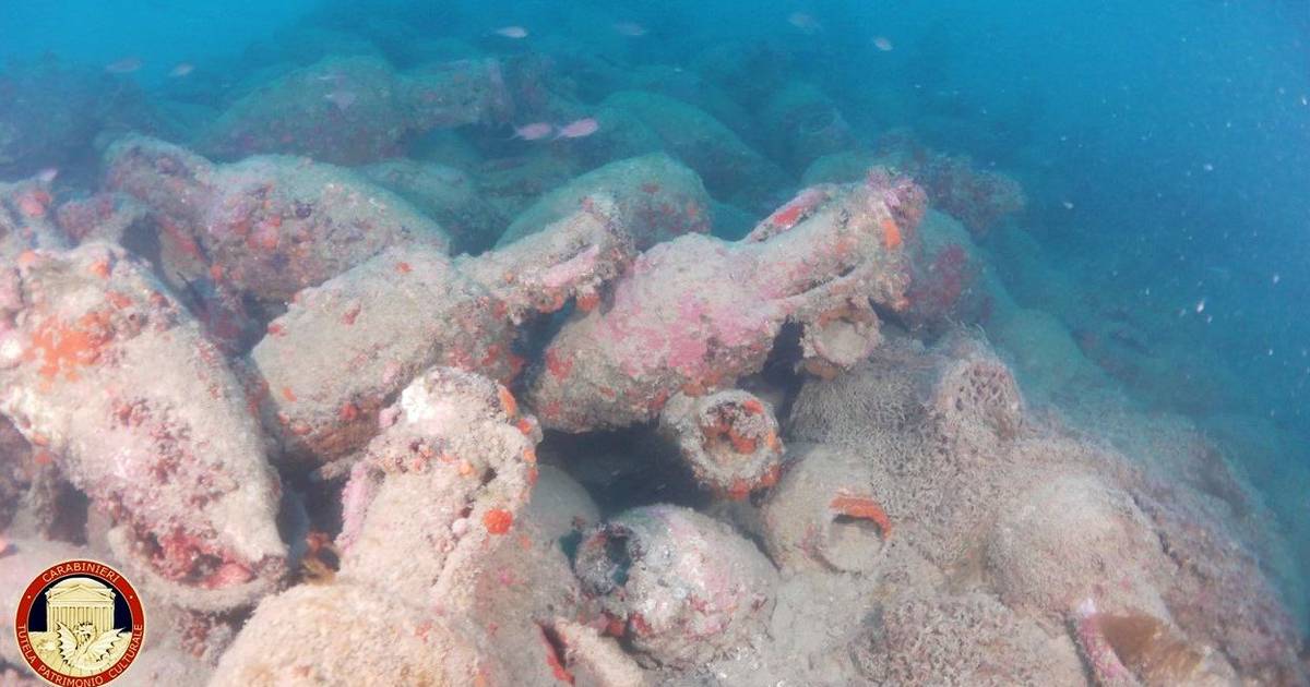 Navio naufragado da época romana descoberto em Itália