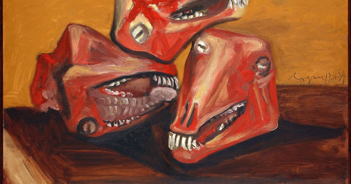 A forma de uma lágrima e as três cabeças de Picasso em exposição em Viena