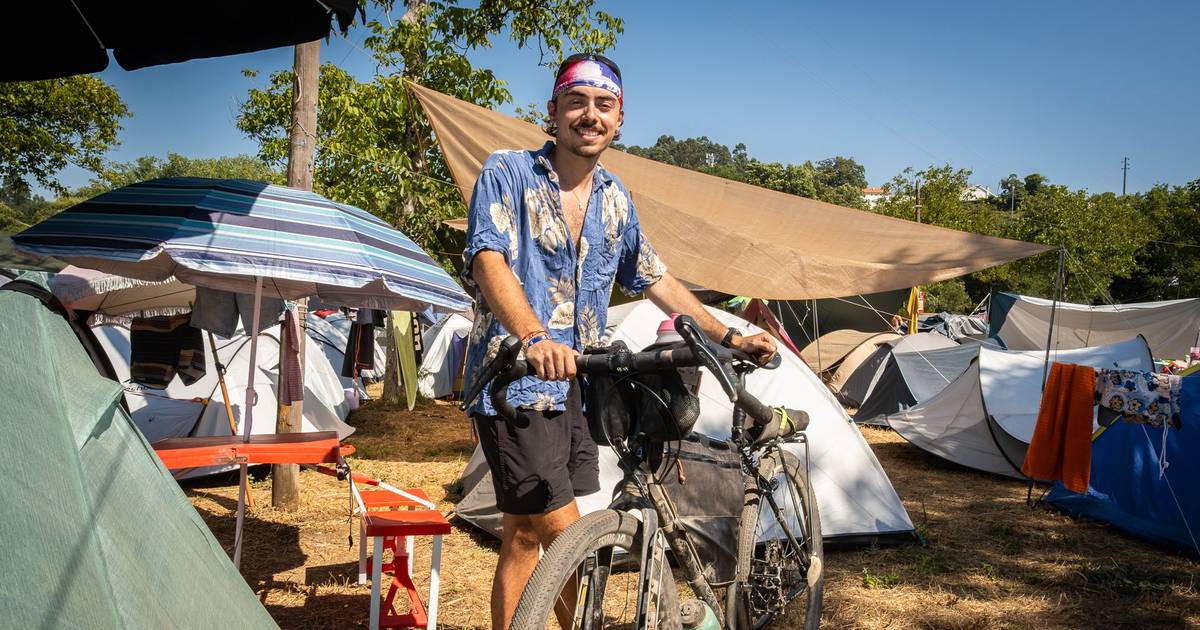 Jérémy, o belga que pedalou 4 mil quilómetros de bicicleta para ir ao festival de Paredes de Coura