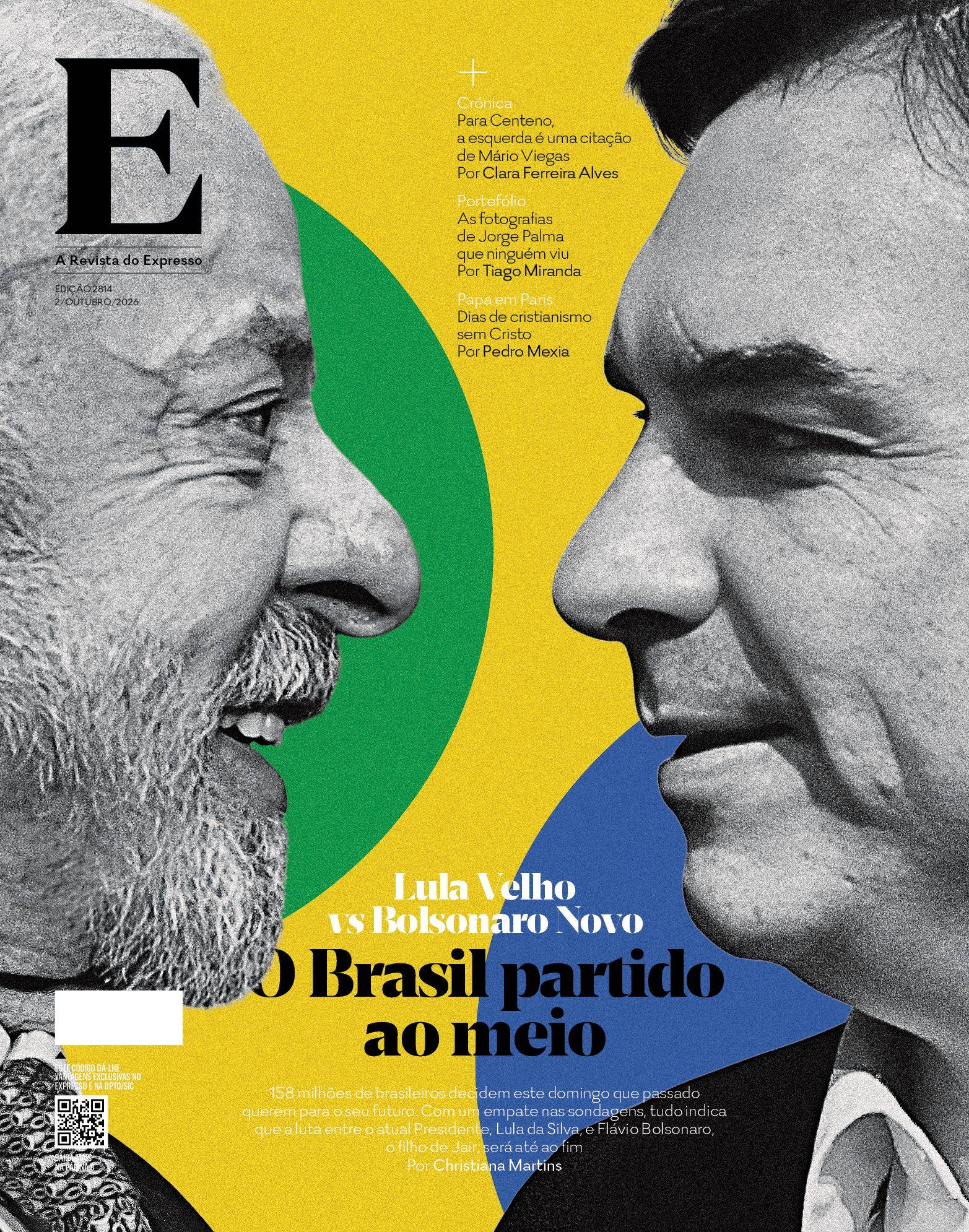 E, a revista do Expresso, last edition of Friday, 2 October 2026