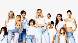 Kylie Jenner fora do postal de Natal de família