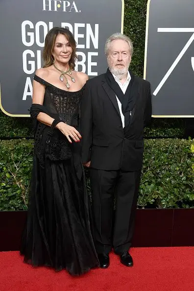 Ridley Scott e Giannina Facio