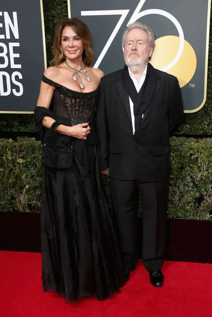 Ridley Scott e Giannina Facio