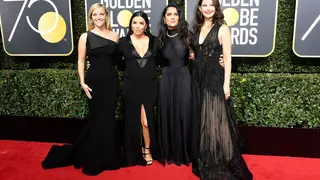 Golden Globe Awards de negro contra o assédio sexual