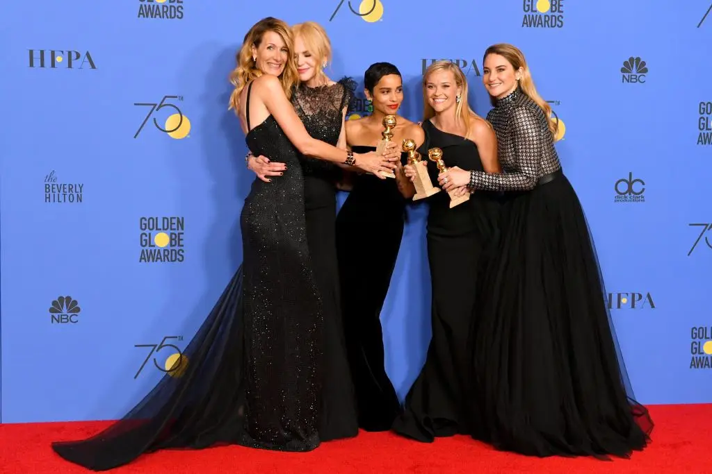 Laura Dern, Nicole Kidman, Zoe Kravitz, Reese Witherspoon e Shailene Woodley, 'Big Little Lies'