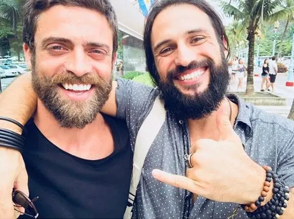 Diogo Amaral no Brasil com Fidalgo e Ricardo Pereira