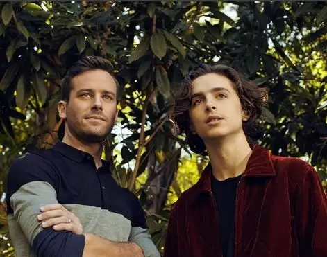 Armie Hammer e Timothée Chalamet.