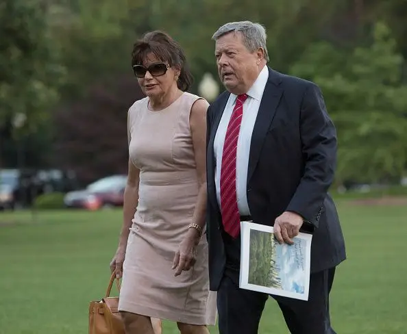 Amalija Knavs e Viktor Knavs, pais de Melania Trump.