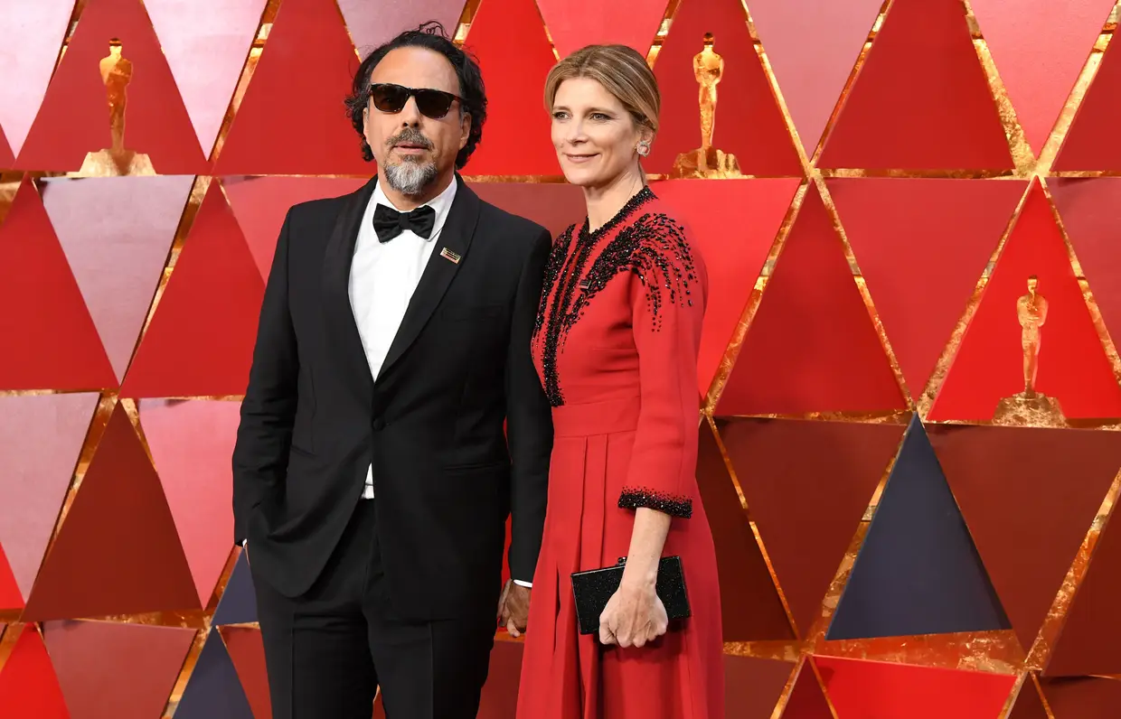 Alejandro Gonzalez Inarritu e a esposa Maria Eladia Hagerman