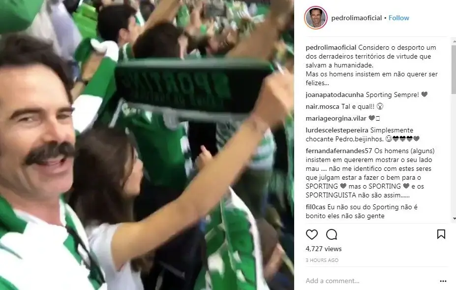 Famosos reagem aos atos de violência contra a equipa do Sporting