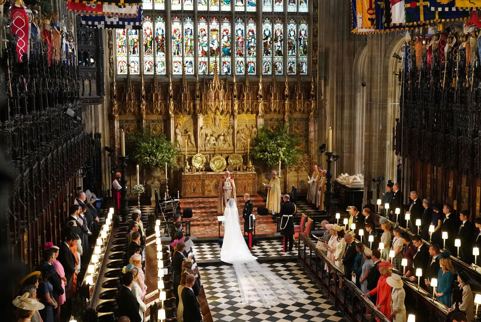O casamento de sonho de Harry e Meghan em imagens