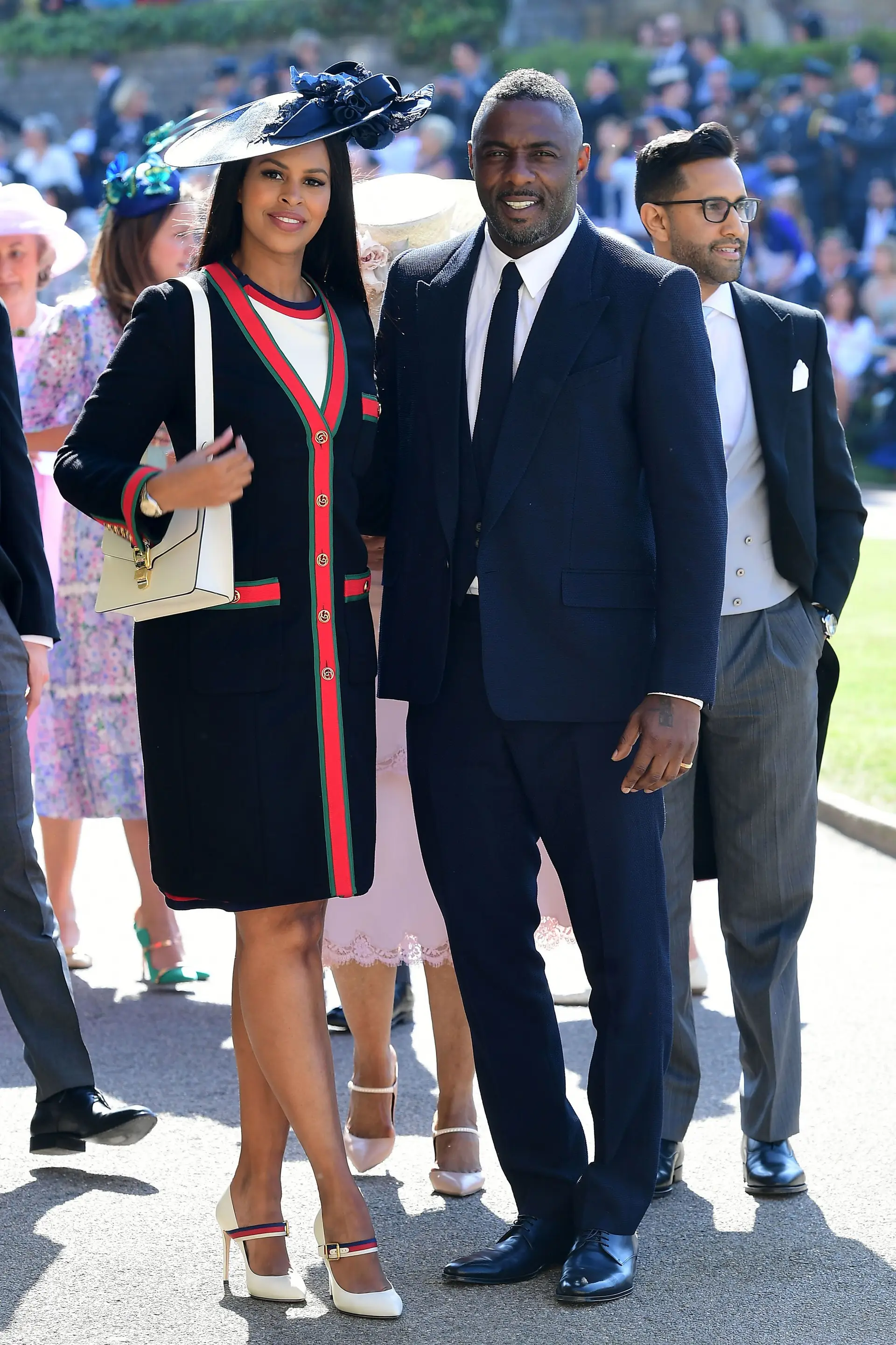O ator Idris Elba e a noiva Sabrina Dhowre