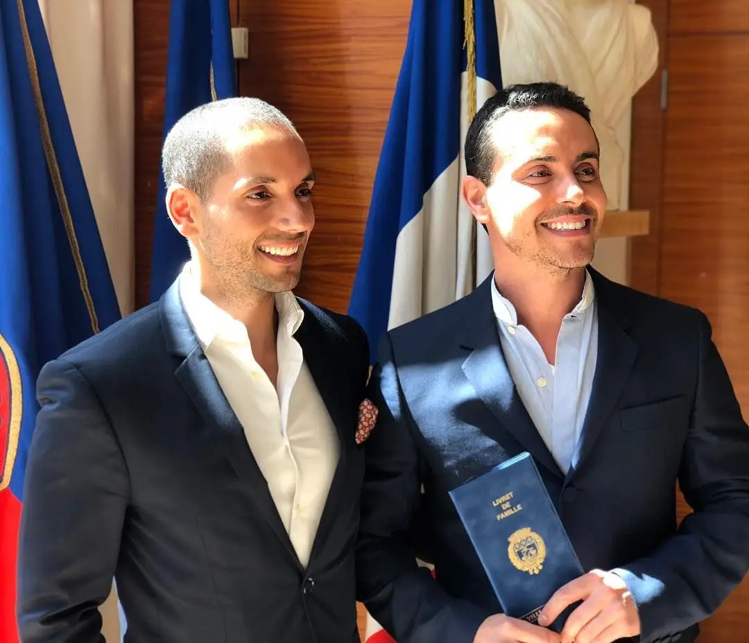 André Albarran (à esquerda) e o marido (fonte: instagram Andre Albarran)
