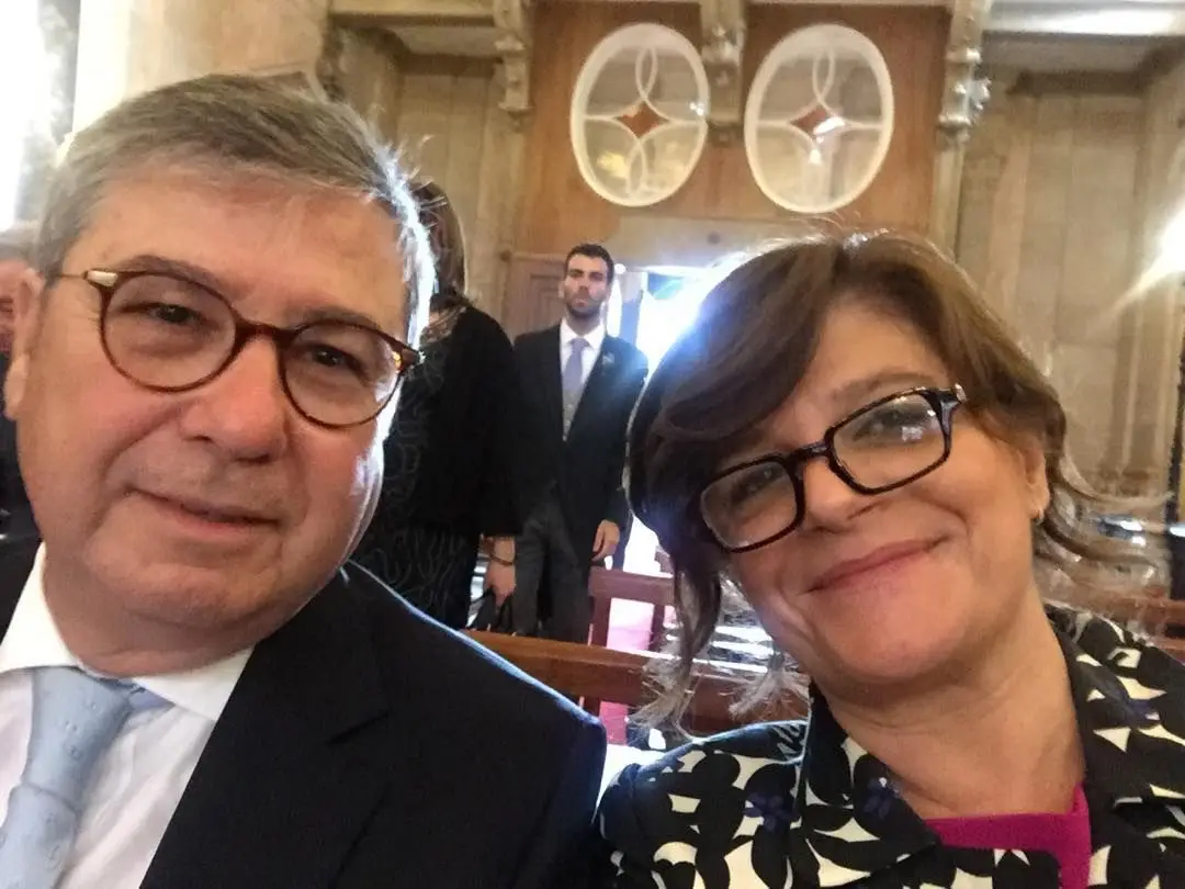 Júlia Pinheiro e o marido, Rui Pêgo.