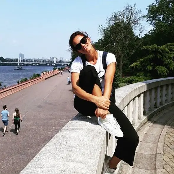 Cláudia Vieira de férias em Londres