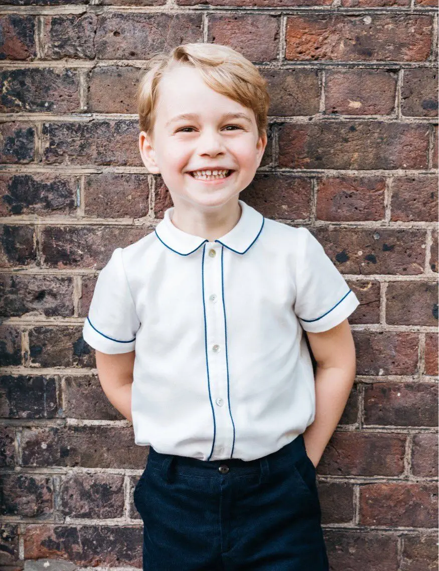 Príncipe George faz 5 anos e ganha foto encantadora