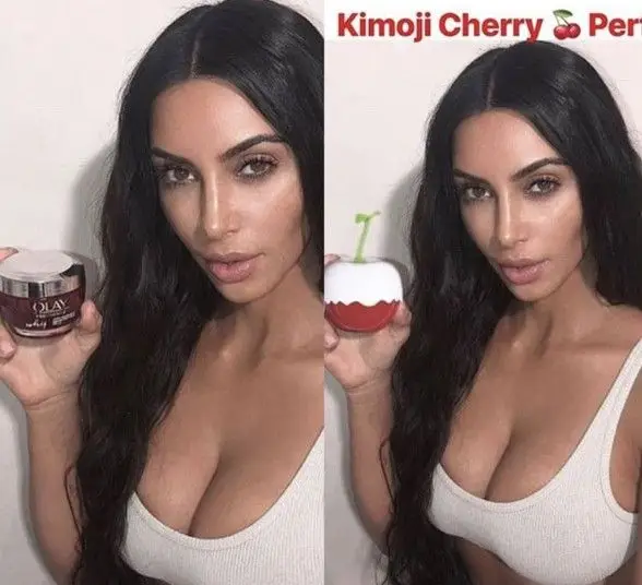 Kim Kardashian acusada de usar photoshop...mas desta vez não foi ao corpo