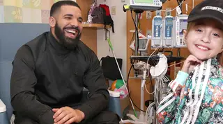 Drake surpreende menina que espera transplante de coração